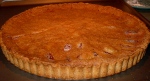 Santa Rosa Plum Tart with invisible plums