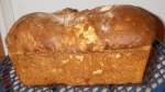 A loaf of rum-raisin bread