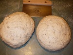 Dough divided and resting