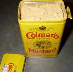 Colman's mustard powder in the 4-oz tin