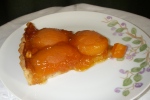 A slice of apricot tart